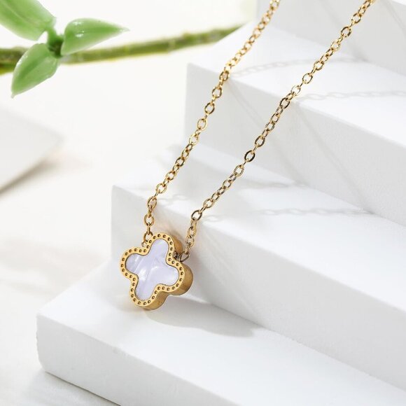 Lucky Clover Sets - Women's Four Leaf Jewelry Gift Set - Picture 4 of 7